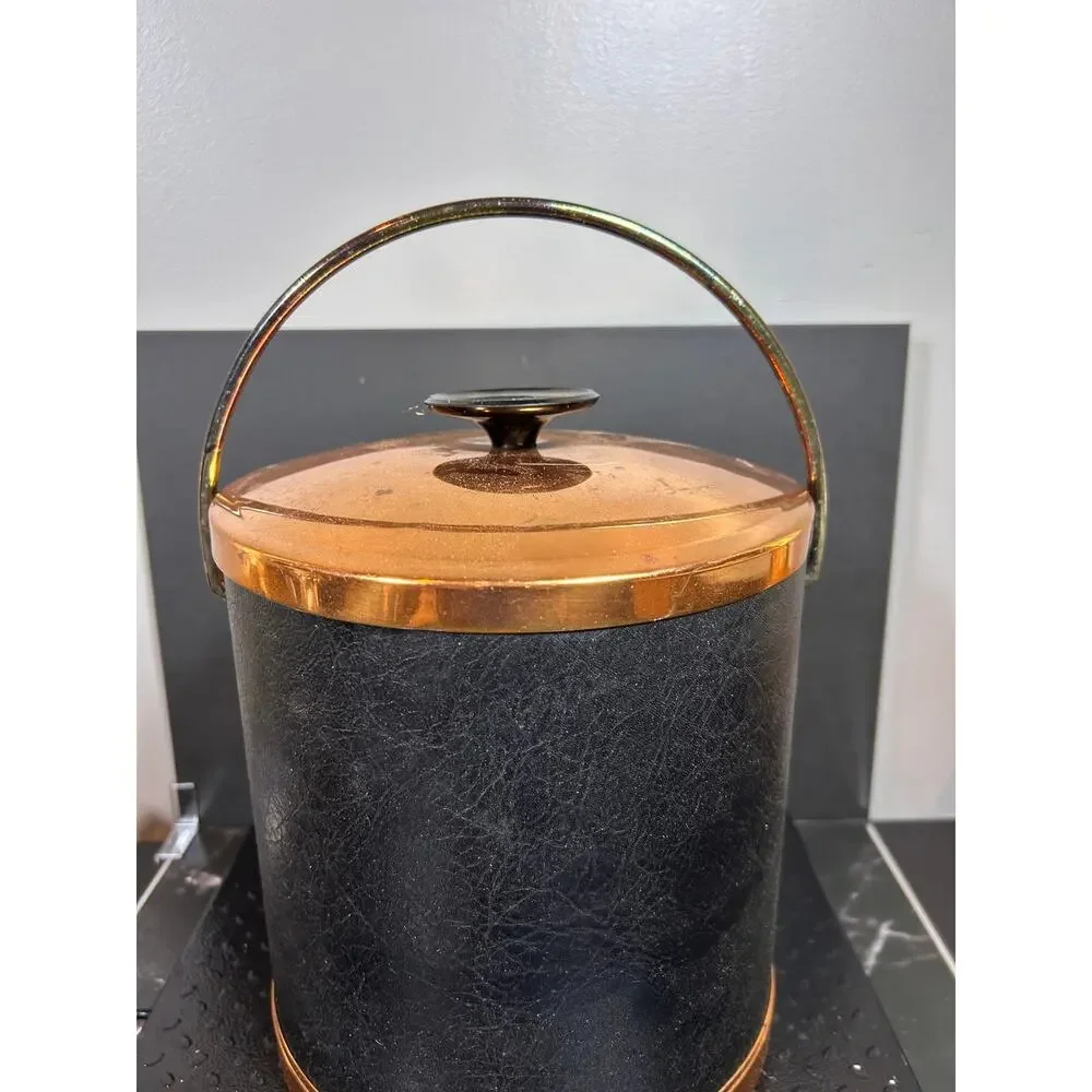 vintage Coppercraft Guild ice bucket from the 1970s
